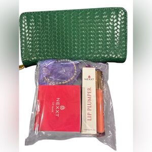 Zenana TRENDY, VEGAN LEATHER, WOVEN, WEAVE, LONG WALLET